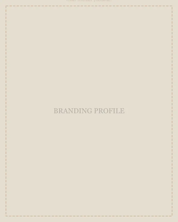Personal branding photography reference — composed professional portrait